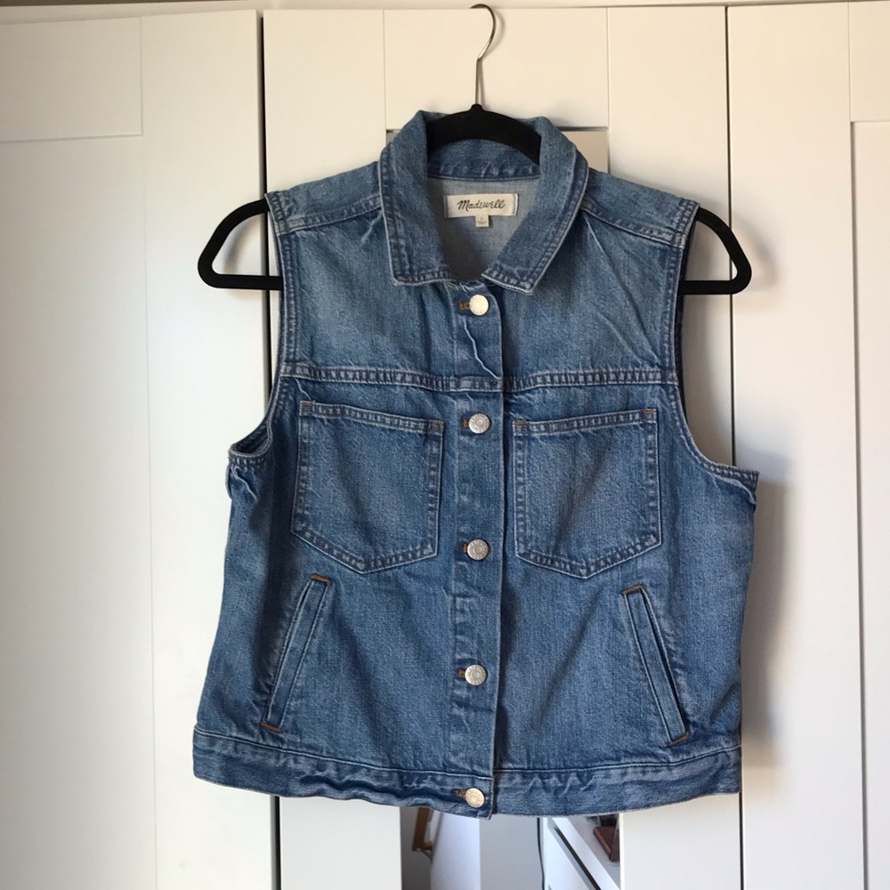 NWOT Madewell Denim Vest - Picture 1 of 2